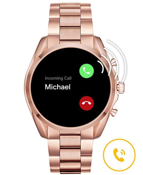 michael kors access gen 5 bradshaw rose gold-tone smartwatch|Gen 5 Bradshaw Rose Gold.